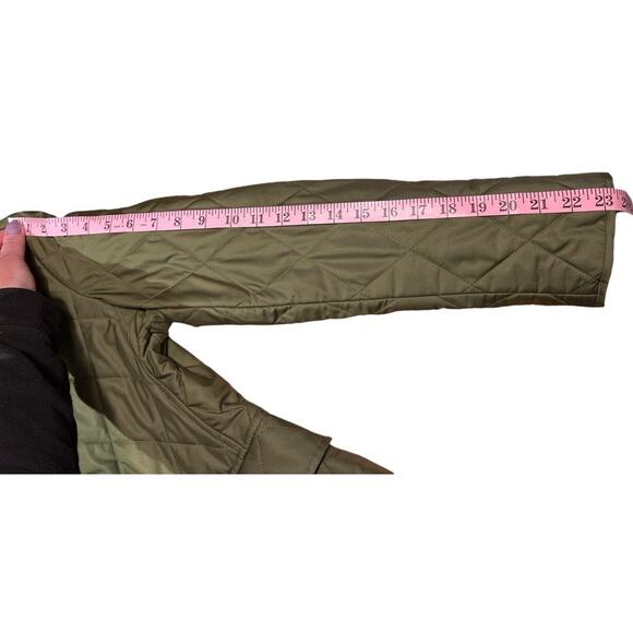 Burberry Ongar Monogram Motif Long Quilted Riding Coat Nova Check Lining XS Prep - Picture 12 of 16